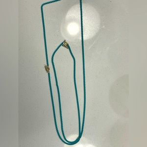 David yurman bel aire chain necklace in turquoise with 14K gold
